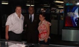 Kevin, Effram & Maria at CBN
